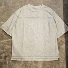 【未使用】GU ボクシーフットボールT(5分袖) ホワイト