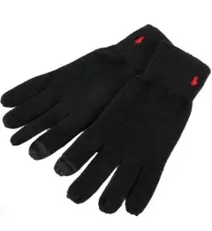 POLO RALPH LAURE 手袋 メンズ スマートフォン対応 ブラック