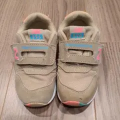 New Balance 996 キッズ スニーカー ベージュ/オレンジ