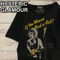 737【入手困難】ヒステリックグラマー♤ビッグロゴ　AC/DC 半袖Tシャツ