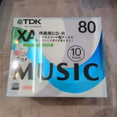TDK 音楽用 CD-R 80分 10枚パック 日本製1〜5パックまで購入相談可