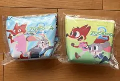 ズートピア 2 　舟型ミニポーチ　ミニポーチ 2個セット