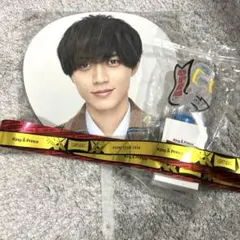 キンプリSTARRING うちわ ペンライト 銀テープ