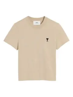 アミパリス AMI PARIS クロップド Tシャツ レディース ベージュのサムネイル