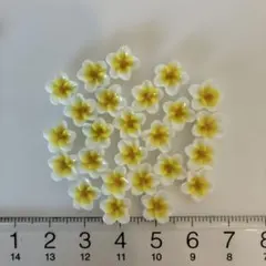 プルメリア　花　フラワー　ネイルパーツ　デコパーツ　25個のサムネイル