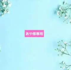 あや様専用ページ