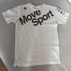 DESCENTE Move Sport Tシャツ ホワイト