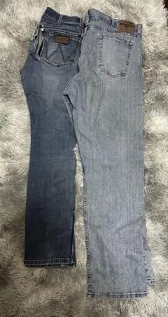 Wrangler ラングラーデニムパンツ ダメージ　リメイク用