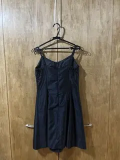 最終見切り▶︎ブラック黒ノースリーブワンピース 美品9 スタイリッシュ女子力