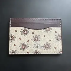 coach 花柄 カードケース