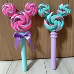 ディズニー　パルパルーザ　ヴァネロペ　シャカシャカ　ステッキ　2個セット