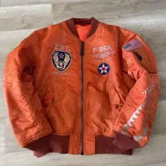 アヴィレックス　MA-1 フライトジャケット FLYNG SHARKS XL