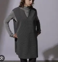 最終値下　完売Cadune カデュネ　ペプラムジレ ベスト　ブラック 最終値下 完売Cadune カデュネ ペプラムジレ ベスト ブラック