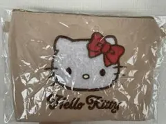 ハローキティ 小型ポーチ ベージュ