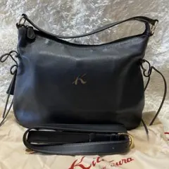 kitamura ショルダーバッグ ワンショルダー 2way ロゴ ポーチ