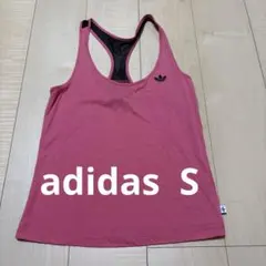adidas アディダス タンク トップ ピンク スポーツ　レディース　S