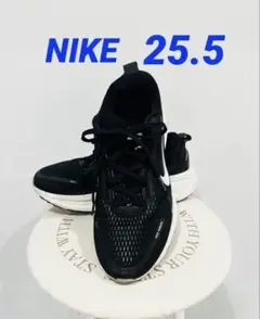 NIKE ボメロ 18 メンズ ランニングシューズ 黒 25.5cm WIDE