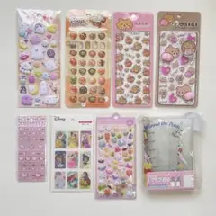 【新品・未使用】お得！シール帳+シールまとめ売り　りるくま　おしり　キティ　②