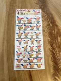 サンリオ　ウサハナ　日焼け　4サイズステッカー
