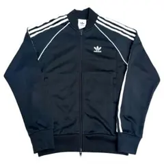 adidas セットアップ トラックジャケット S 黒 白