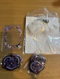 サンリオ　クロミ　ラバーキーホルダー　硬貨ケース　リボンチャーム