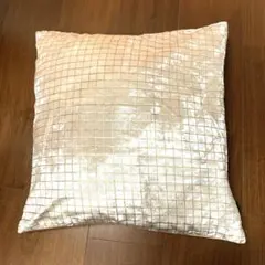 モリヨシ）本牛革 クッションカバー 約45×45cm【カバーのみ】2枚セット