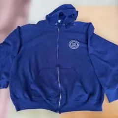 古着　Jerzees ネイビー パーカー 2XL アメカジ　ストリート　y2kのサムネイル