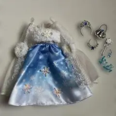 リカちゃん 夢見るお姫様様　フローズンクリスタルドレス 小物セット 雪の結晶