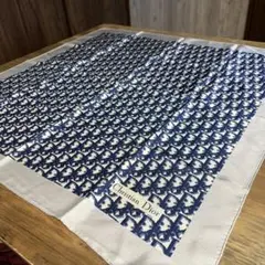 ●美品　ヴィンテージ　クリスチャンディオール　トロッター柄　シルク　大判スカーフ