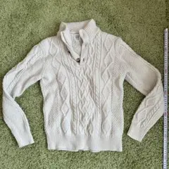 GAP KIDS ニットセーター サイズ160XXL ホワイト値下げ即買いNG