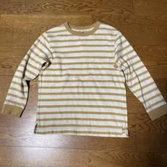 UNIQLO ストライプ 長袖カットソー 130