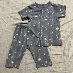 おしゃれ♩ampersand 宇宙柄プリント 半袖パジャマ 130cm 記名なしのサムネイル