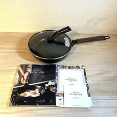 バーミキュラ 24cm深型フライパン ガラス蓋付き WALNUT 天然木 - メルカリ