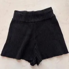 MURUA ニットショートパンツ リブ F（D159）