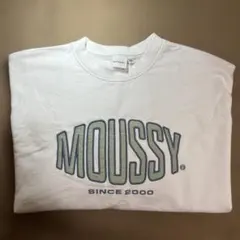 MOUSSY トレーナースウェット FREE ロゴ刺繍