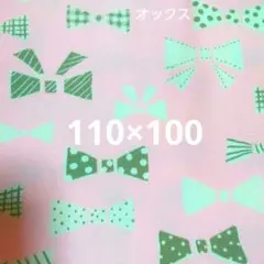 リボン柄 水玉模様 ドット柄 シンプルデザイン オックス 生地 はぎれ