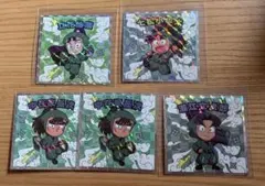 忍たま乱太郎マンチョコ 立花仙蔵 七松小平太 中在家長次 潮江文次郎