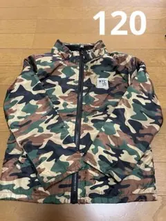 子供服 迷彩 ジャンパー 公園用120cm