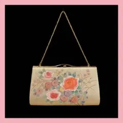 ★和装バッグ★2way ハンドバッグ 刺繍 花柄 着物 成人式 結婚式 七五三
