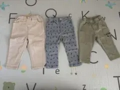 男児 80cm ボトムス　パンツ　3点セット