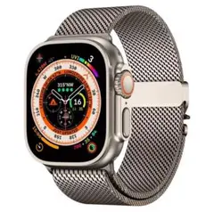 Apple watch バンド 49 ミラネーゼループ　パラシュートバックル