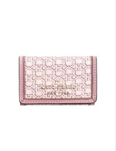 【kate spade】スペードリンクマイクロトライフォールドウォレット ピンク