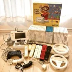 Wii U 本体 BASIC SET + 周辺機器 ソフト11本付き - メルカリ