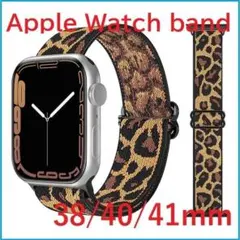Apple Watch バンド エスニック柄 38/40/41mm ヒョウ柄