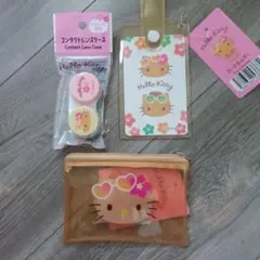 【新品】セリアダイソー日焼けキティサンリオキャラクターズ3点セット