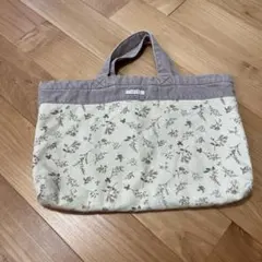 tete a tete 花柄手提げバッグ レッスンバック