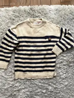 ザラ　ZARA キッズ　ボーダー　ニット　セーター