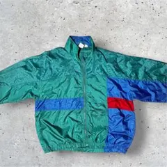 Urban Outfitters ナイロンジャケット NY購入 レトロ 配色 - メルカリ