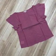 ★TOCCAピンクフリル袖 Tシャツ★サイズ０のサムネイル
