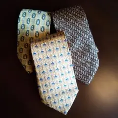 花柄ネクタイ3本セット